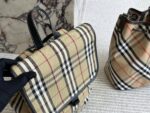Burberry Check Backpack Trench-Inspired Fabric Lightweight And Spacious - Image 2