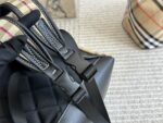 Burberry Check Backpack Trench-Inspired Fabric Lightweight And Spacious - Image 7