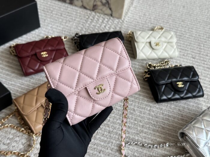 Chanel Classic Short Lambskin Full-Leather Wallet - Image 7