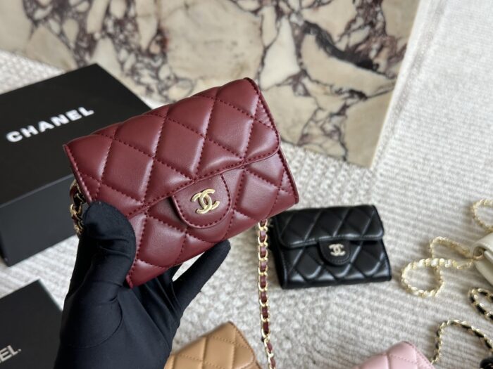 Chanel Classic Short Lambskin Full-Leather Wallet - Image 8