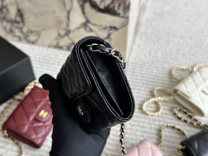 Chanel Classic Short Lambskin Full-Leather Quilted Wallet - Image 2