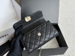 Chanel 23 Kelly Caviar Calfskin Phone Pouch - Handheld Or Crossbody - Image 9