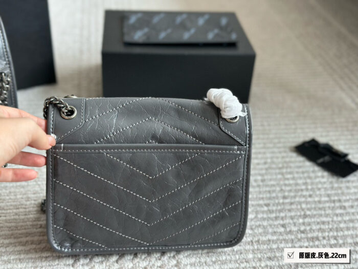 Yves Saint Laurent Niki Upgrade Edition Imported Cowhide With Soft, Supple Texture Complete With Box - Image 7