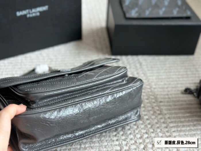 Yves Saint Laurent Niki Imported Cowhide Soft Texture Upgraded Edition Shoulder Bag - Image 7