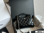 Chanel 31 Bag Nano - Waxed Leather Diamond Quilted Chain Bag. Durable. Holds Phone And Cosmetics. - Image 6