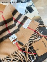 Burberry Classic Check Cashmere Scarf - Image 4