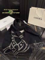 Vivienne Westwood Premium Fleece Cashmere Scarf Cloud-Like Softness Timeless And Enduring - Image 9