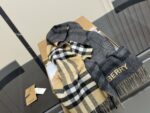 Burberry Cashmere Scarf Classic Black And White Colourway Soft And Comfortable - Image 3
