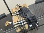 Burberry Cashmere Scarf Classic Black And White Colourway Soft And Comfortable - Image 6