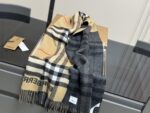 Burberry Cashmere Scarf Classic Black And White Colourway Soft And Comfortable - Image 7