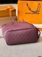 Louis Vuitton Neverfull Medium Full Grain Leather Classic Tote Bag - Image 5