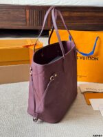 Louis Vuitton Neverfull Medium Full Grain Leather Classic Tote Bag - Image 8