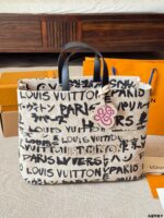 Louis Vuitton Shopper Tote - Large-Capacity Leather Bag With Multiple Carrying Options - Image 2