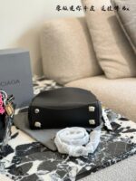 Balenciaga Rodeo Mini Leather Bag With Detachable Charm, Lock Clasp Design, Handheld Or Crossbody - Image 6
