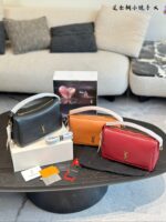 Yves Saint Laurent Camera Supple Bag Nappa Leather Hammock-Style Shoulder/Handbag