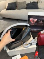 Yves Saint Laurent Camera Supple Bag Nappa Leather Hammock-Style Shoulder/Handbag - Image 8