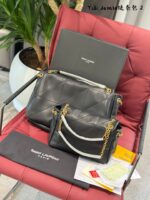 Saint Laurent Jamie Collection Chain Bag Sheepskin-Textured Leather Jewellery-Grade Craftsmanship Metal Chain Effortlessly Chic Design - Image 8