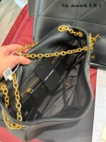 Saint Laurent Jamie Collection Chain Bag Sheepskin-Textured Leather Jewellery-Grade Craftsmanship Metal Chain Effortlessly Chic Design - Image 9