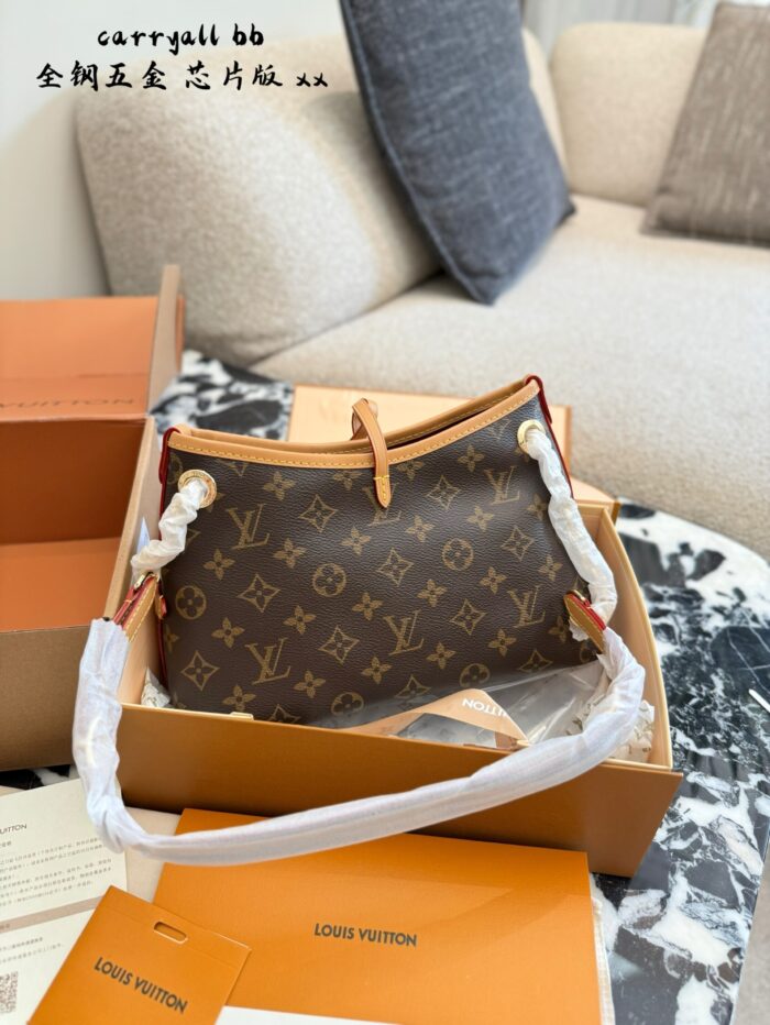 Louis Vuitton Carryall Bb Upgrade Edition Gold Chain Design Cute Handbag - Image 6