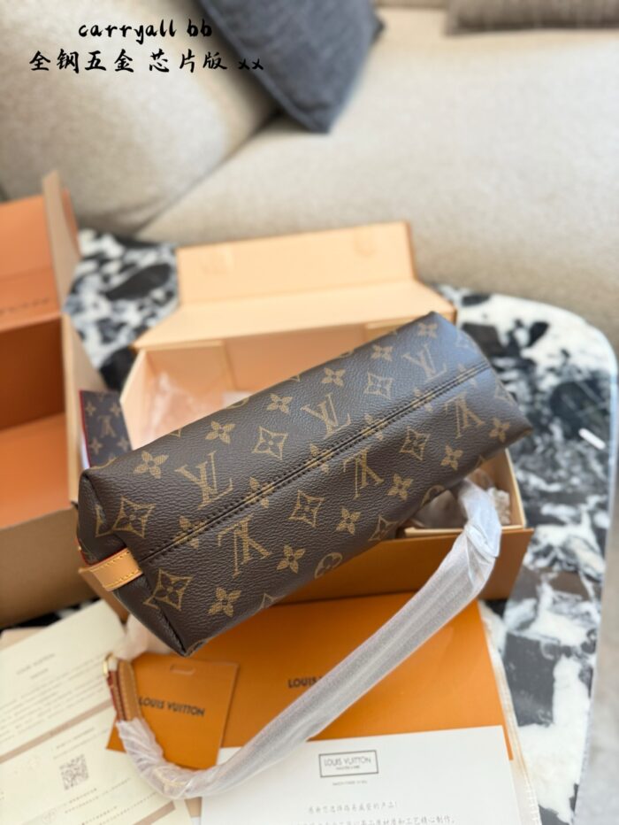 Louis Vuitton Carryall Bb Upgrade Edition Gold Chain Design Cute Handbag - Image 8