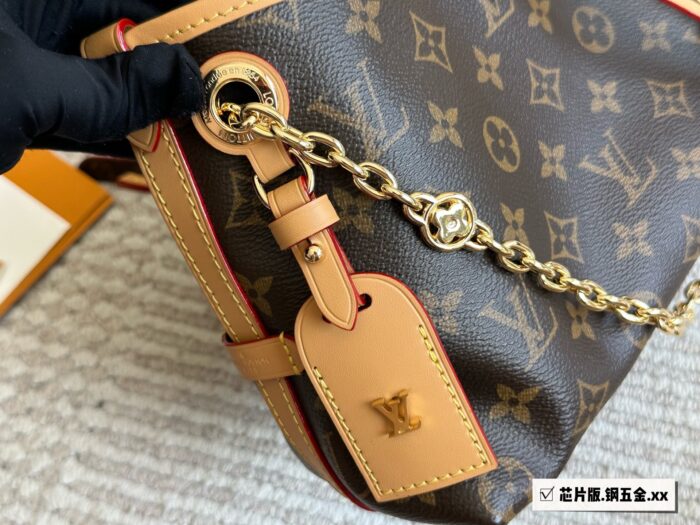 Louis Vuitton Carryall Bb Upgrade Edition Gold Chain Classic Monogram Bag - Image 3