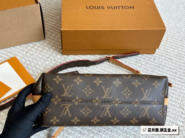 Louis Vuitton Carryall Bb Upgrade Edition Gold Chain Classic Monogram Bag - Image 6