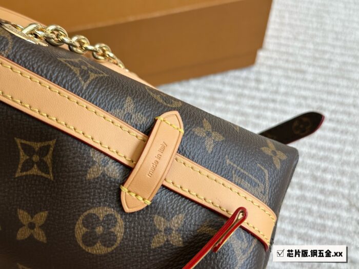 Louis Vuitton Carryall Bb Upgrade Edition Gold Chain Classic Monogram Bag - Image 8