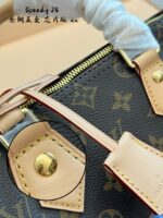 Louis Vuitton Speedy 25 Classic Monogram Adjustable Strap Practical Women'S Handbag - Image 8