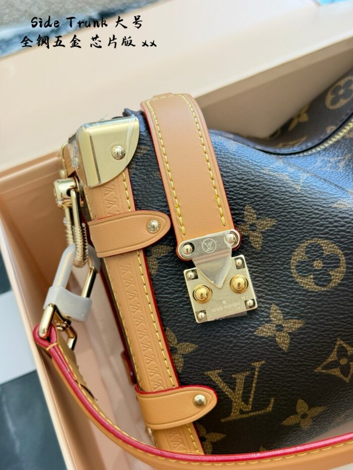 Louis Vuitton Cruise23 Side Trunk Full Metal Hardware Chip Edition Monogram Women'S Handbag - Image 3