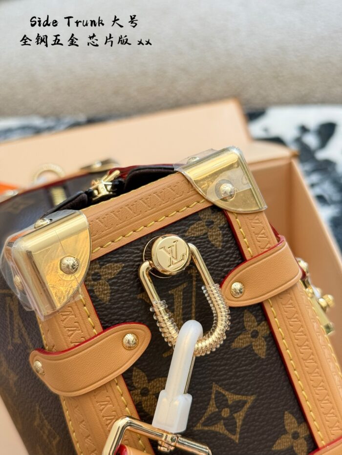Louis Vuitton Cruise23 Side Trunk Full Metal Hardware Chip Edition Monogram Women'S Handbag - Image 7