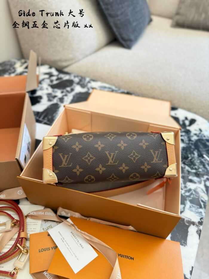 Louis Vuitton Cruise23 Side Trunk Full Metal Hardware Chip Edition Monogram Women'S Handbag - Image 8
