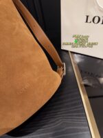Loewe Suede And Leather Bucket Bag  Generous Capacity - Image 5