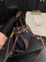 Prada Denim Softlux Handbag Stylish Vintage, Compact And Charming For Everyday Use - Image 3
