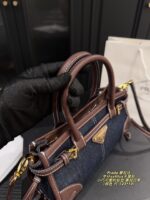 Prada Denim Softlux Handbag Stylish Vintage, Compact And Charming For Everyday Use - Image 5