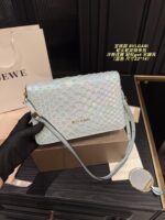 Bvlgari Snake Head Chain Bag With Enamel Snake Head And Gemstone Colour-Blocking - Image 3