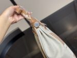 Hermès Autumn/Winter Limited Edition Herbag Madeleine-Inspired Biscuit-Coloured Abstract Pattern Canvas Commuter Bag - Image 6