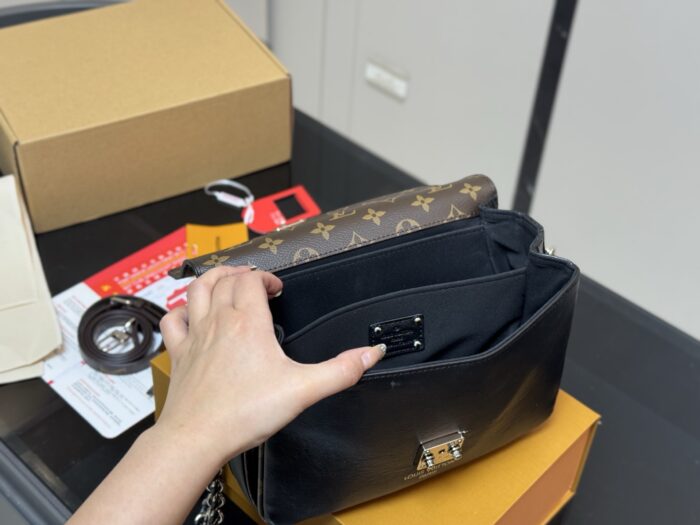 Louis Vuitton Classic Monogram Messenger Bag Upgraded Steel Hardware Premium Quality - Image 4