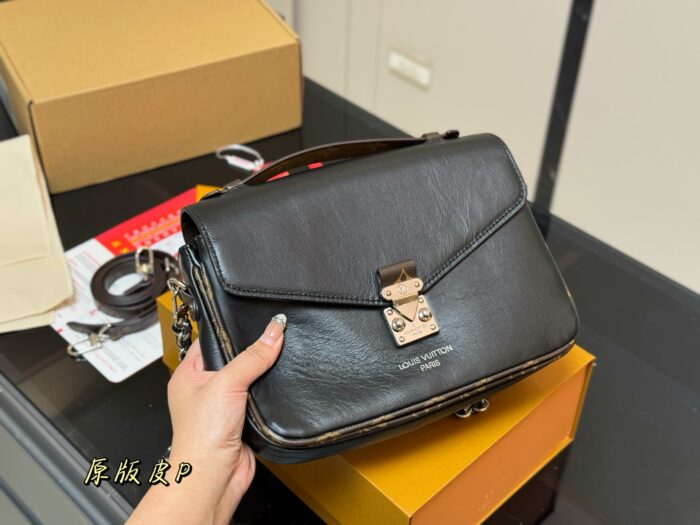 Louis Vuitton Classic Monogram Messenger Bag Upgraded Steel Hardware Premium Quality - Image 5