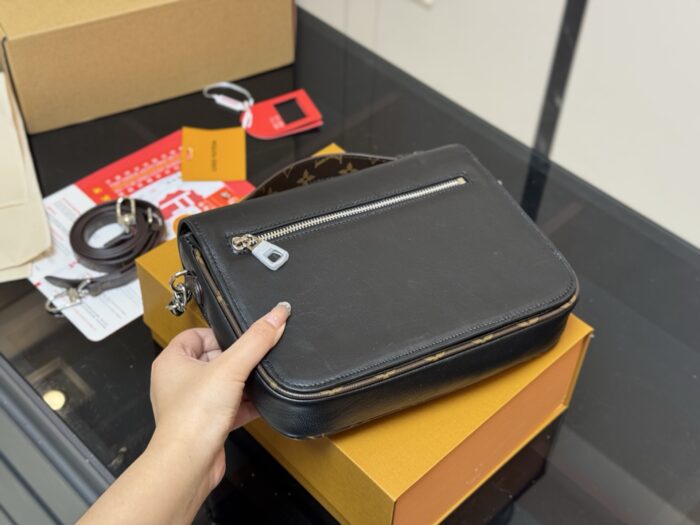 Louis Vuitton Classic Monogram Messenger Bag Upgraded Steel Hardware Premium Quality - Image 8