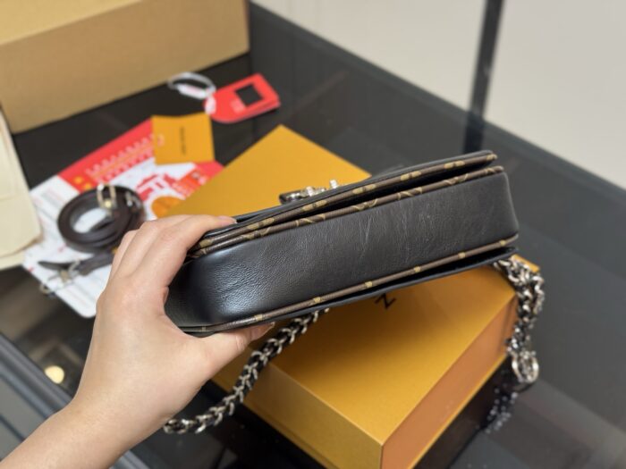 Louis Vuitton Classic Monogram Messenger Bag Upgraded Steel Hardware Premium Quality - Image 9
