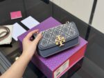 Tory Burch Classic Monogram Series Vintage Old Money Style Shoulder Bag (Foldable Box)