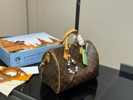 Louis Vuitton Keepall New Pillow Bag Genuine Leather Unisex Style
