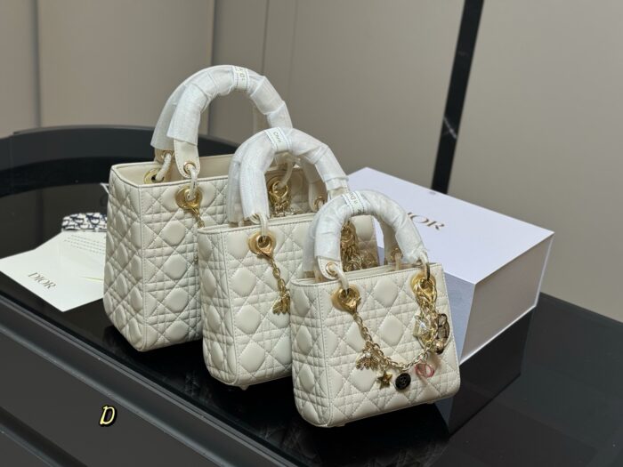 Dior Lady Dior Lambskin Handbag Premium Quality Upgrade Includes Folding Box - Image 1