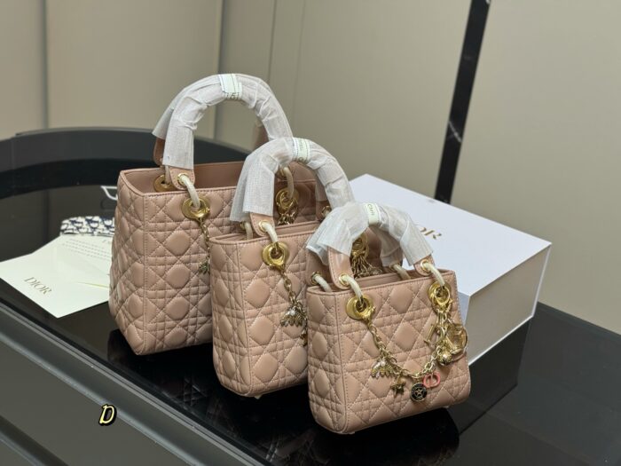 Dior Lady Dior Lambskin Handbag Premium Quality Upgrade Includes Folding Box - Image 2