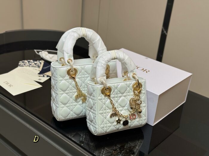 Dior Lady Dior Lambskin Handbag Premium Quality Upgrade Includes Folding Box - Image 4