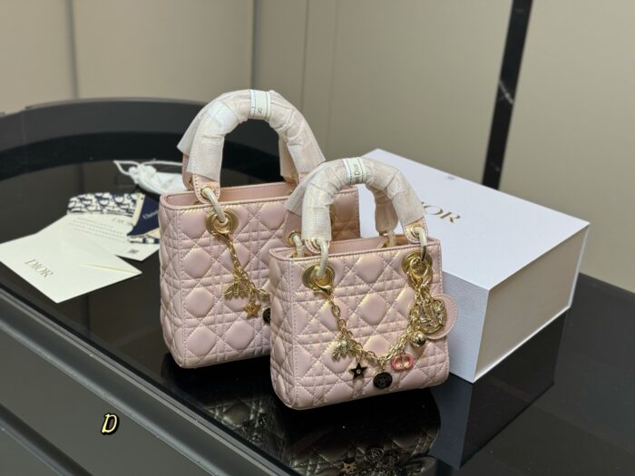 Dior Lady Dior Lambskin Handbag Premium Quality Upgrade Includes Folding Box - Image 5