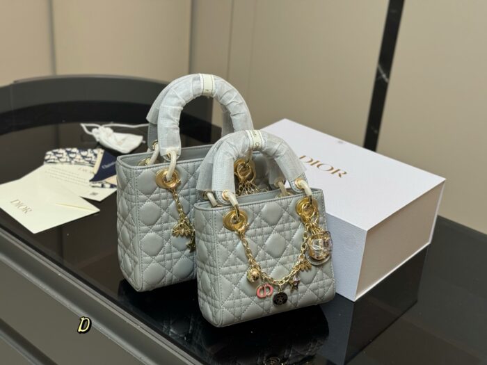 Dior Lady Dior Lambskin Handbag Premium Quality Upgrade Includes Folding Box - Image 6