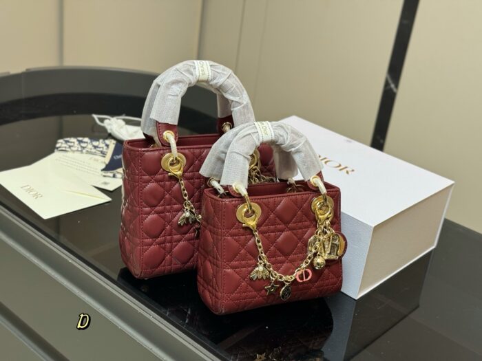 Dior Lady Dior Lambskin Handbag Premium Quality Upgrade Includes Folding Box - Image 8