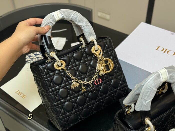 Dior Lady Dior Lambskin Quilted Handbag - Premium Edition Upgrade - Image 2