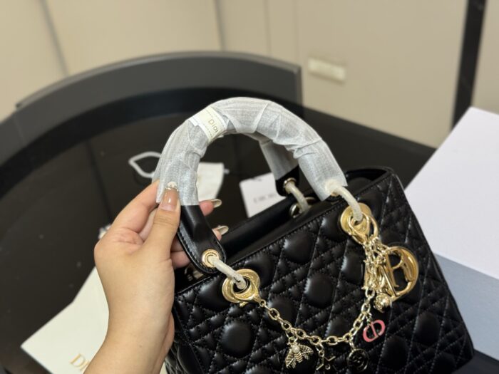 Dior Lady Dior Lambskin Quilted Handbag - Premium Edition Upgrade - Image 3